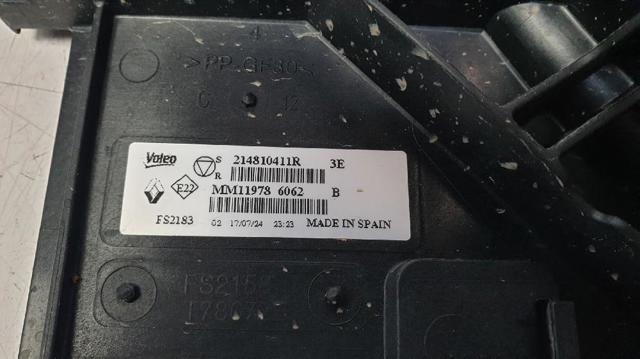 RENAULT 214810411R Диффузор вентилятора в сборе с мотором и крыльчаткой в наличии Сумы