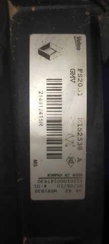 Ventilador del radiador renault meg 214812415R