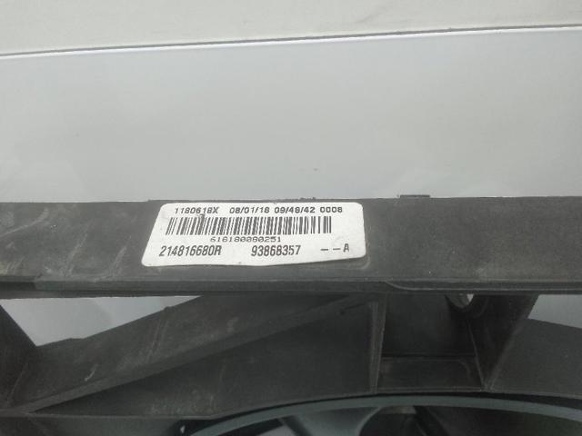 Difusor do radiador de esfriamento, montado com motor e roda de aletas 214816680R Renault (RVI)