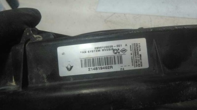 214819402R RENAULT Электровентилятор охлаждения купить в Житомир
