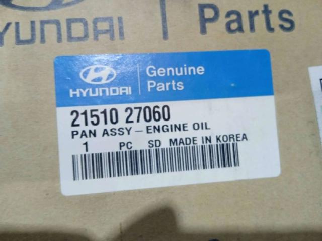 HYUNDAI 2151027060 Поддон масляный картера двигателя в наличии Тернополь