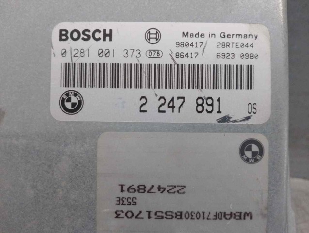 BMW 2247891 Блок управления двигателем в наличии Павлоград