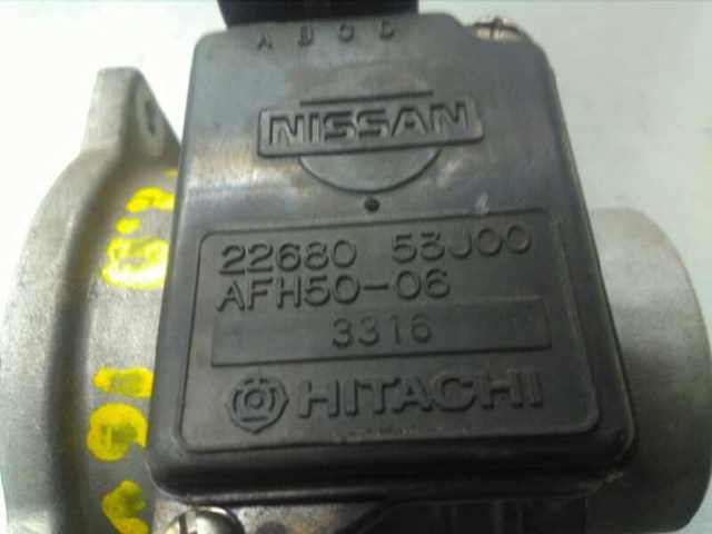 Sensor de fluxo (consumo) de ar, medidor de consumo M.A.F. - (Mass Airflow) 2268053J00 Nissan