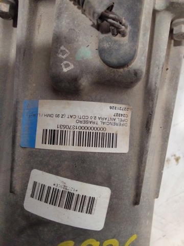 Redutor do eixo traseiro Chevrolet Captiva 1 C100