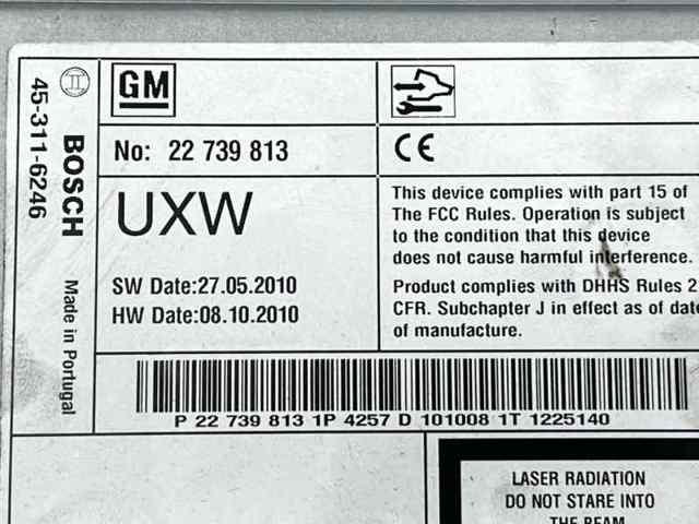 GM 22739813 Магнитола в наличии Львов