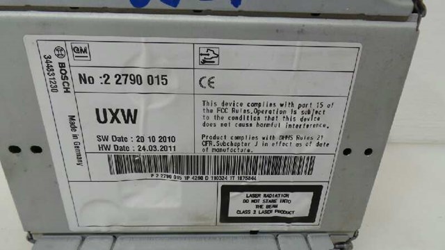 OPEL 22790015 Магнитола в наличии Тернополь