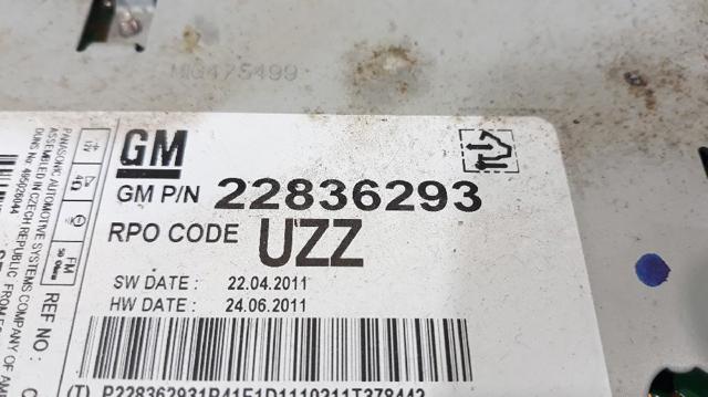 OPEL 22836293 Магнитола в наличии Черновцы