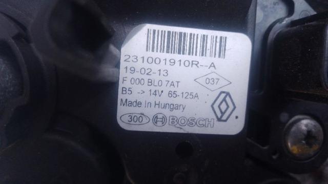 231001910R RENAULT Генератор купить в Николаев
