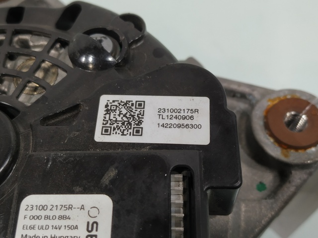231002175R RENAULT Генератор купить в Полтава
