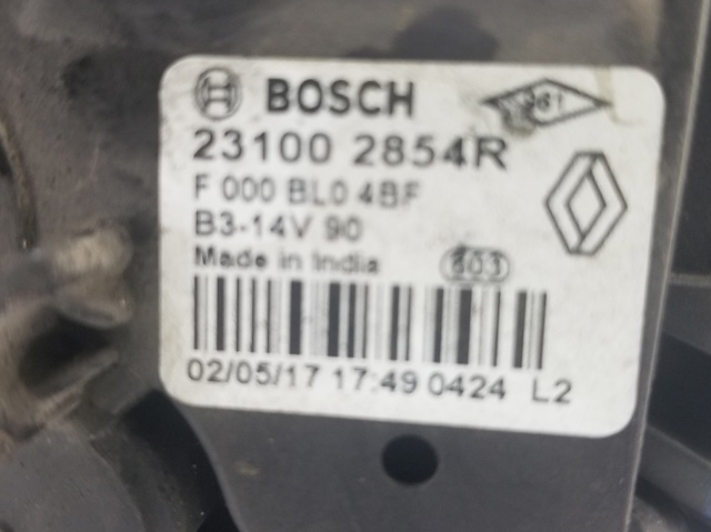 231002854R RENAULT Генератор купить в Запорожье