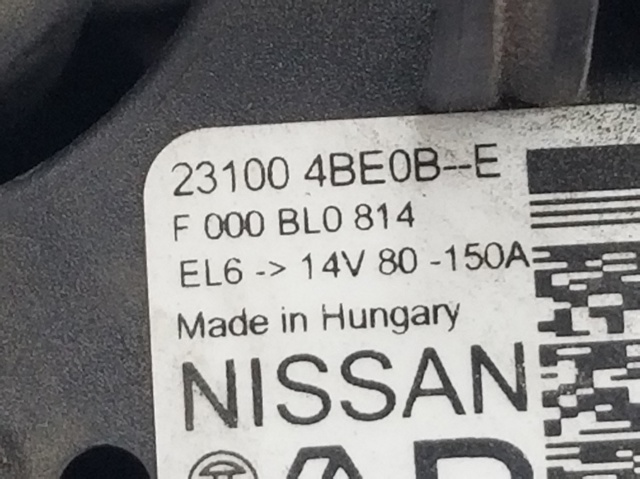 NISSAN 231004BE0BE Генератор в наличии Запорожье