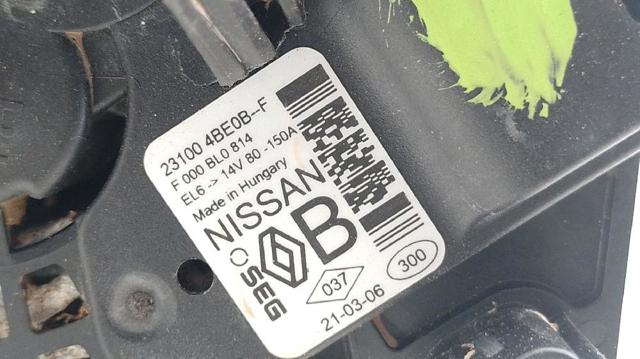 NISSAN 231004BE0BF Генератор в наличии Запорожье
