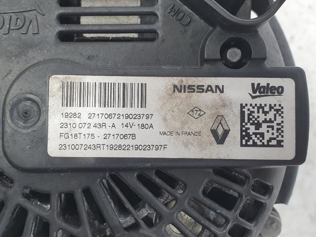 231007243R RENAULT Генератор купить в Черкассы