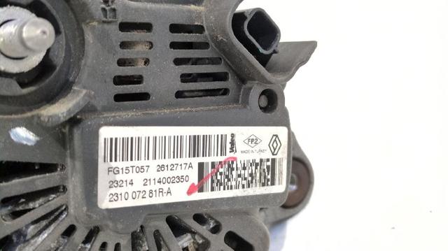 231007281R RENAULT Генератор купить в Ирпень