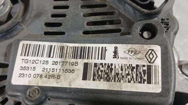 RENAULT 231007842R Генератор в наличии Тернополь