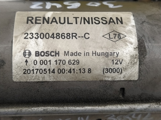 RENAULT 233004868RC Стартер в наличии Черкассы