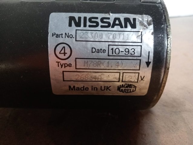 NISSAN 2330070J11 Стартер в наличии Полтава