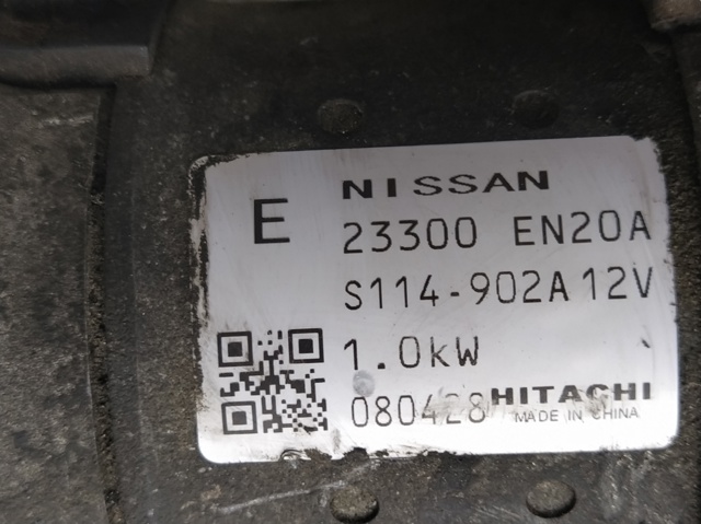 Motor de arranco 23300JG70A NISSAN