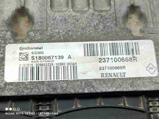 237100668R RENAULT Модуль управления (ЭБУ) двигателем купить в Одесса