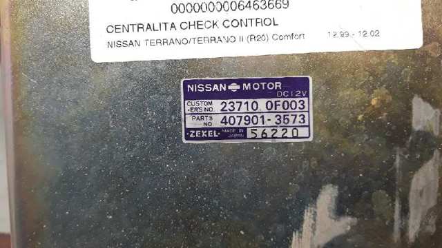 NISSAN 237100F003 Блок управления двигателем в наличии Черновцы