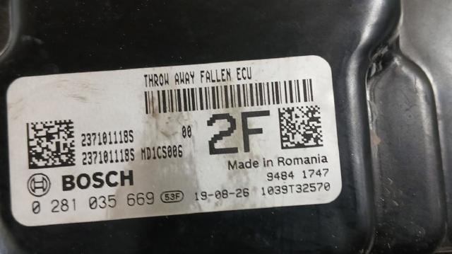 237101118S RENAULT Модуль управления (ЭБУ) двигателем купить в Одесса