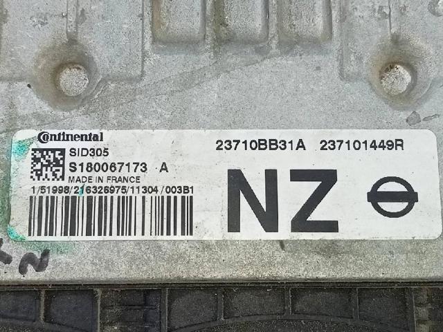 237101449R NISSAN Блок управления двигателем купить в Полтава