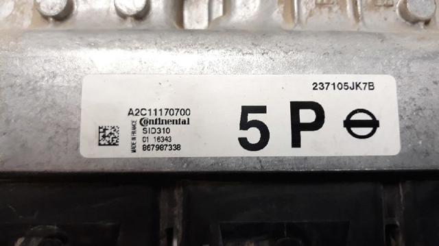 NISSAN 237105JK7B Модуль управления (ЭБУ) двигателем в наличии Чернигов