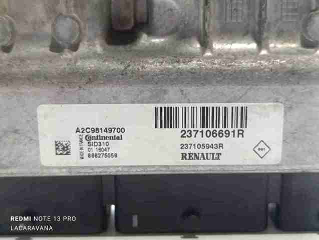 237106691R RENAULT Модуль управления (ЭБУ) двигателем купить в Черновцы