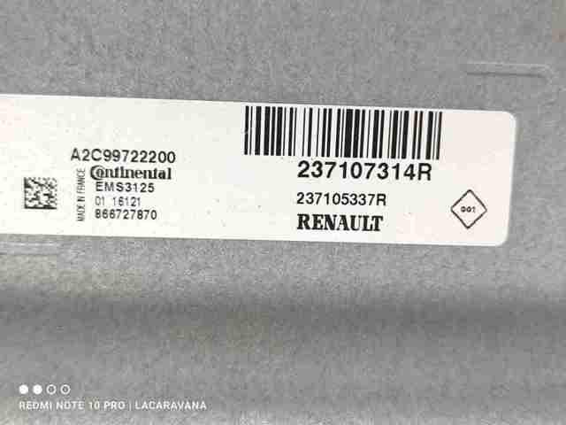 RENAULT 237107314R Блок управления двигателем в наличии Павлоград