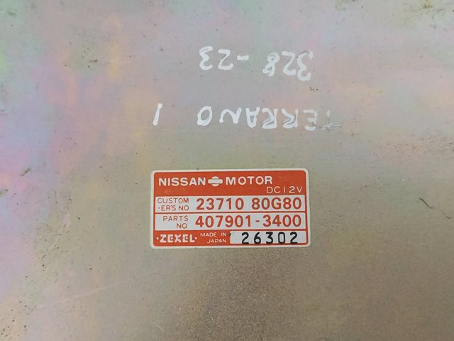NISSAN 2371080G80 Модуль управления (ЭБУ) двигателем в наличии Николаев