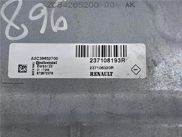 237108193R RENAULT Блок управления двигателем купить в Сумы