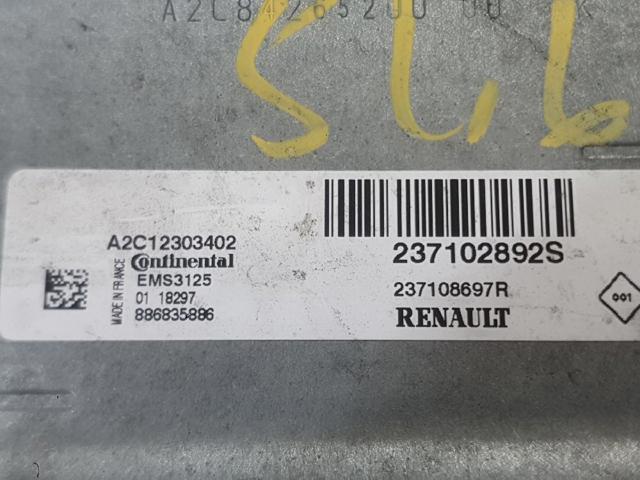 RENAULT 237108697R Модуль управления (ЭБУ) двигателем в наличии Ирпень