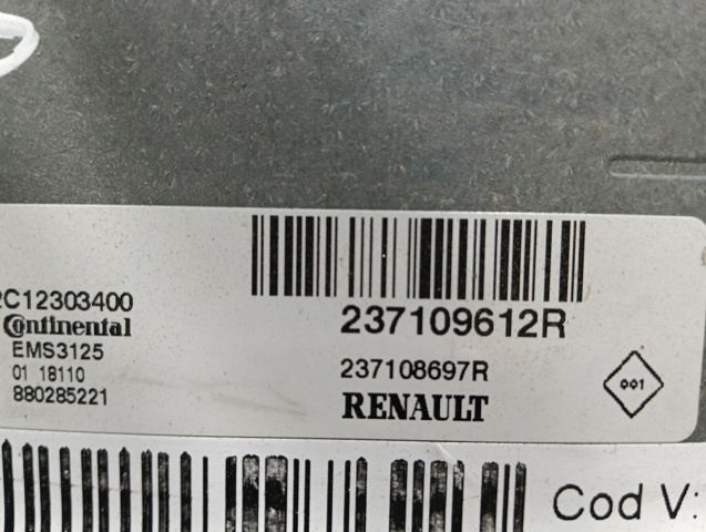 RENAULT 237109612R Блок управления двигателем в наличии Украина