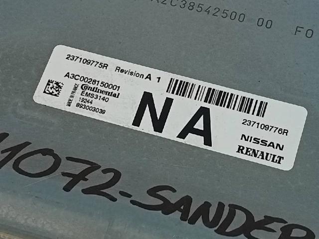RENAULT 237109776R Модуль управления (ЭБУ) двигателем в наличии Тернополь