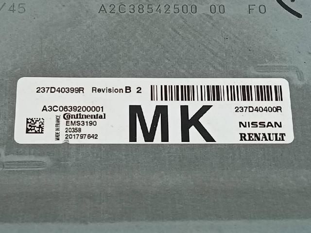 237D40400R RENAULT Модуль управления (ЭБУ) двигателем купить в Тернополь