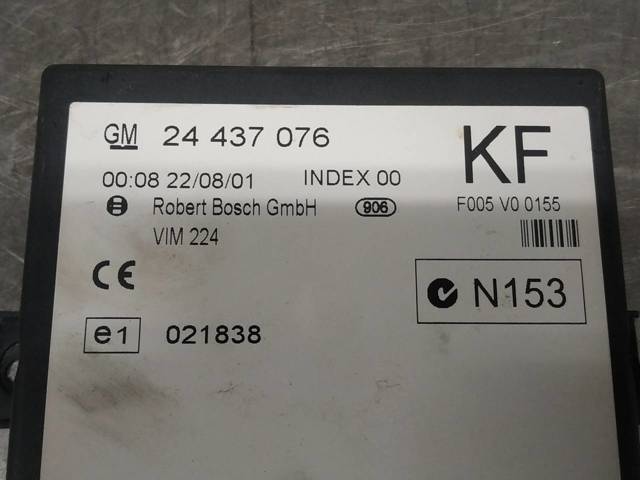 Unidade de conforto Opel Astra F69