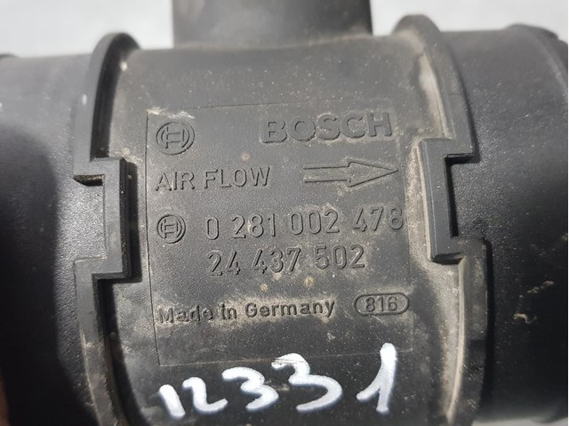 Medidor de fluxo para Opel Zafira Limousine 2.0 DTI 16V (F75) Y20DTH 24437502