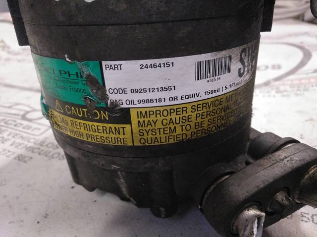 OPEL 24464151 Компрессор кондиционера в наличии Тернополь