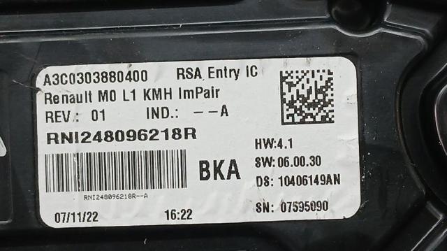 RENAULT 248096218R в наличии Кривой Рог