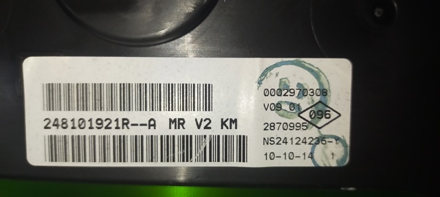 RENAULT 248101921R Панель приборов в наличии Винница