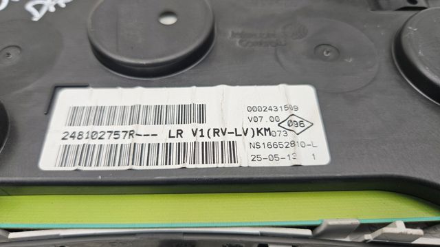 RENAULT 248102757R Приборная доска (щиток приборов) в наличии Павлоград