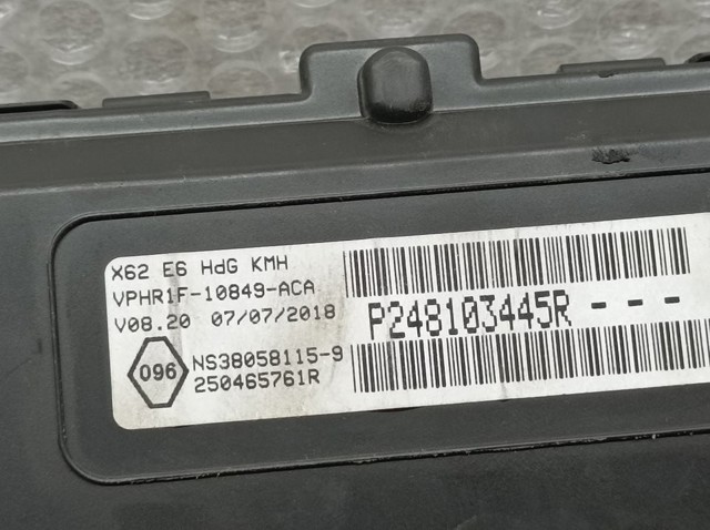 248103445R RENAULT Панель приборов купить в Чернигов