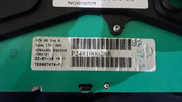 248104707R Панель приборов купить Павлоград