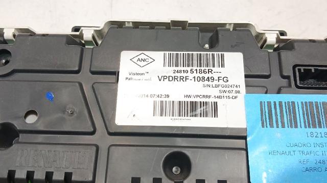 RENAULT 248105186R Приборная доска (щиток приборов) в наличии Павлоград