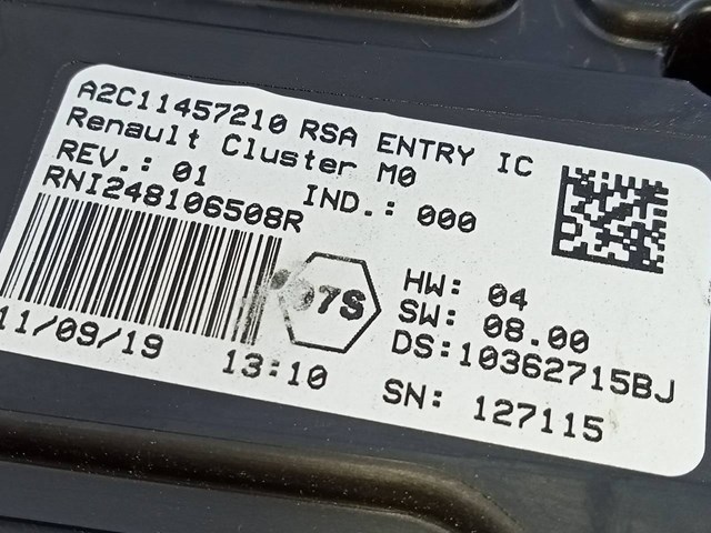 RENAULT 248106508R Панель приборов в наличии Одесса