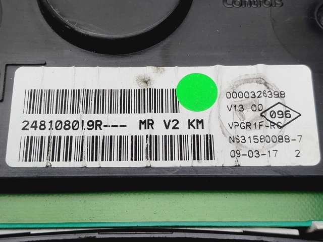 RENAULT 248108019R Панель приборов в наличии Винница