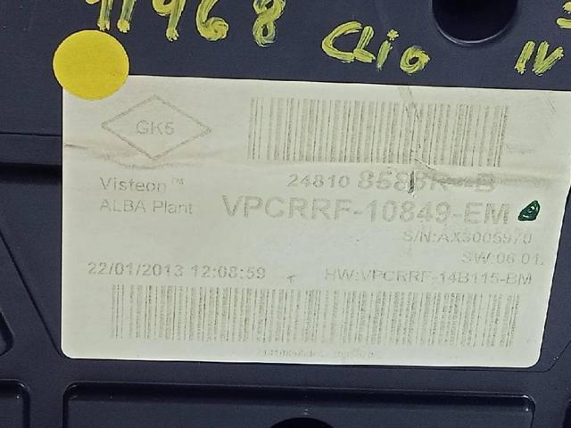 248108588R RENAULT Приборная доска (щиток приборов) купить в Сумы
