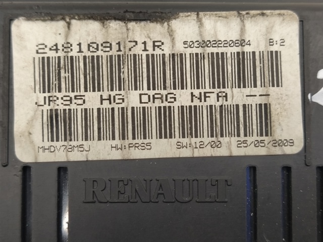 248109171R RENAULT Панель приборов купить в Каменское