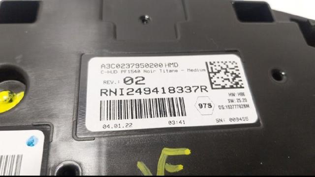 RENAULT 249418337R в наличии Павлоград