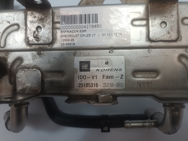 GM 25185316 Клапан ЕГР в наличии Днепр
